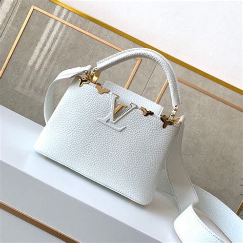 louis vuitton capucines mini white|louis vuitton capucines mini bag.